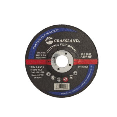 4" 100mm X 3,2mm X 16mm Edelstahl-Schnittscheiben Winkelschleifmaschine mit Aluminium-Oxid-SchleifgritEN 12413