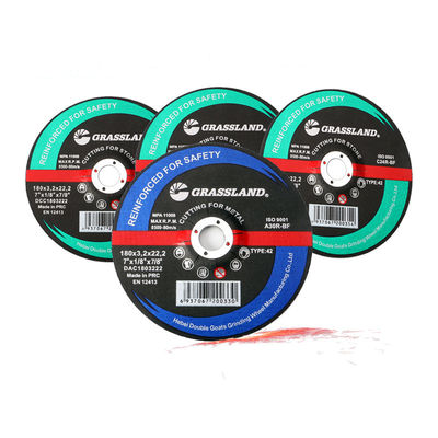 7 Zoll 180x3.0x22 rostfreie abgeschnittene 30 Grit Metal Grinding Discs