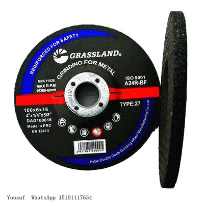 4&quot; X 1/4&quot; X 5/8&quot; Schleifer En 12413 abschleifende Schnittdisketten