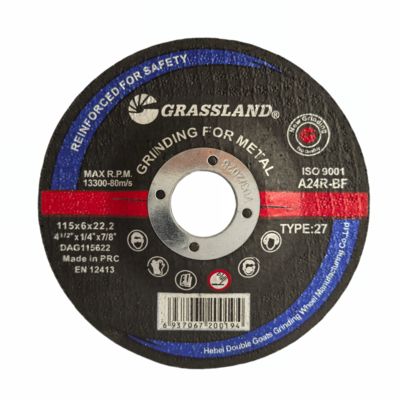 GRASSLAND Metall-Trennscheiben 115mm x 6mm x 22,2mm für präzises, vibrationsfreies Schneiden