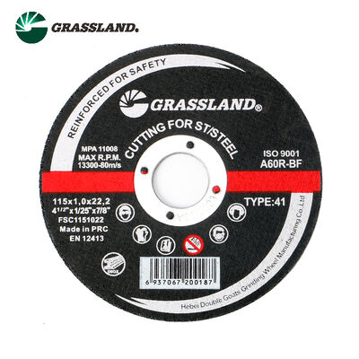 GRASSLAND 4,5 "Metallschneidscheiben 115 mm X 1,0 mm X 22,2 mm für kontaminationsfreies Schneiden von Edelstahl