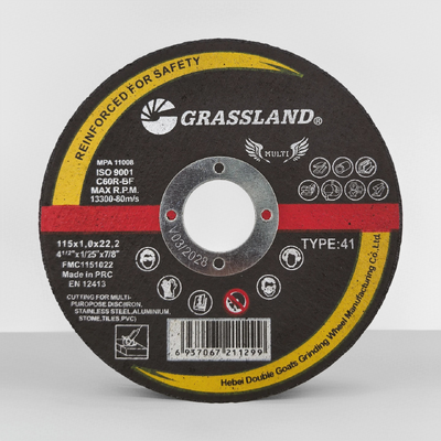 115mm Multi Purpose Disc Resin Bonded Cutting Wheel for Angle Grinder High Speed Cutting of Steel Stainless Steel and Thin Wall Tubes