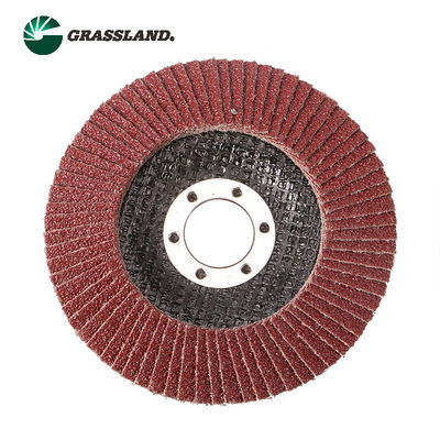 115X22mm Aluminiumoxid 60 Grit Angle Grinder Flap Disc
