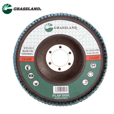 115mm 60 Grit Zirconium Angle Grinder Sanding Klappen-Diskette