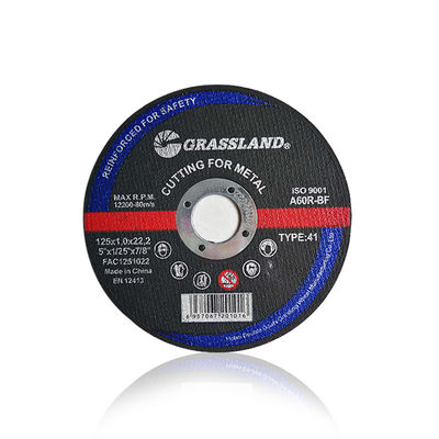 GRASSLAND Metall-Trennscheiben 125mm X 1mm X 22,2mm für präzises, vibrationsfreies Schneiden