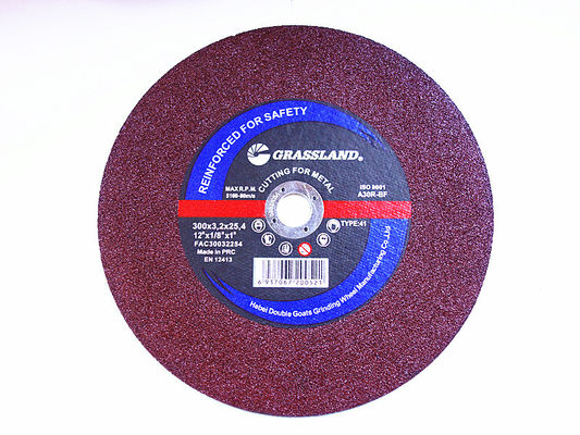 12 Zoll. X 25mm rote Farbstationäre Säge-metallschneidende Diskette