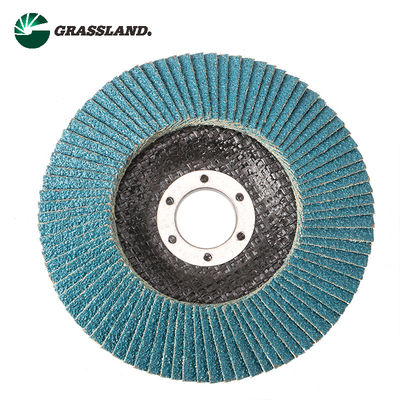 Metalledelstahl, der 125mm 5&quot; Zirkonium-Klappen-Scheibenrad versandet