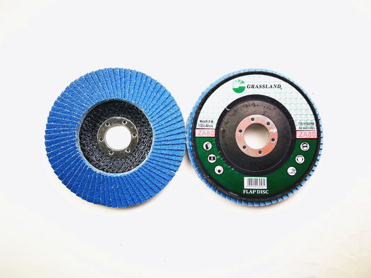 Klappen-Scheibenrad des Zirkoniumdioxid-VSM des Korn-P80 des Korn-125mm blaues