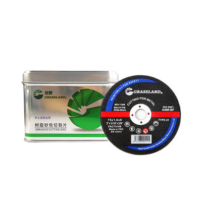 Edelstahl-Schleifscheibe der Wiesen-3 des Zoll-75x1.6x10mm