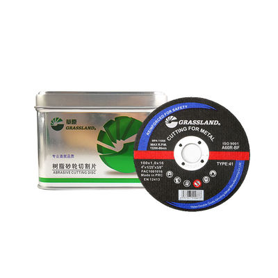 4 Zoll Metallschleifscheiben für gerade und spaltfreie Schnitte 100 mm x 1 mm x 16 mm Kontinuierliche Radklinge Hartes Aluminiumoxid Abrasiv 80 m/s