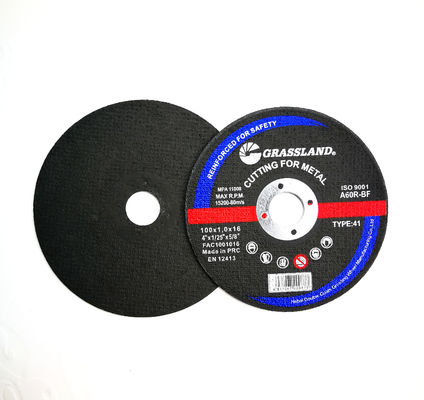 4 Zoll Metallschleifscheiben für gerade und spaltfreie Schnitte 100 mm x 1 mm x 16 mm Kontinuierliche Radklinge Hartes Aluminiumoxid Abrasiv 80 m/s