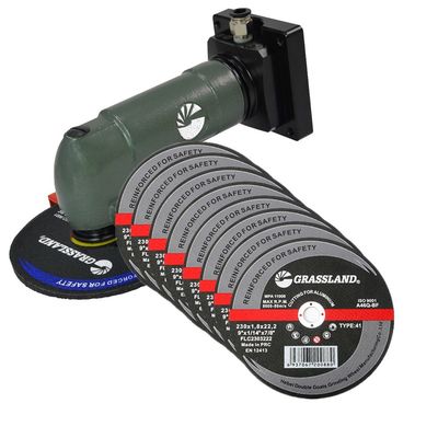 230 x 1,9 x 22.23mm Aluminiumoxyd 9 Zoll-Winkel-Schleifer-Discs Black Abrasives