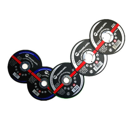 GRASSLAND 4 Zoll Inox Schleifscheiben mit monokristallinem Schmelzkorund 100 mm x 3,2 mm x 16 mm