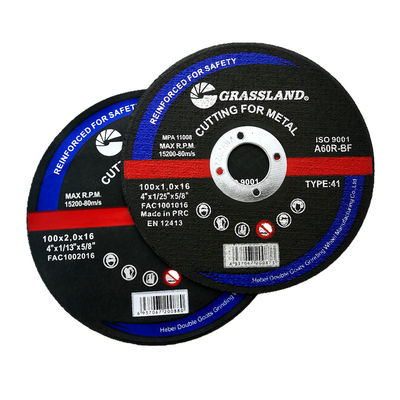 24# Grit Abrasive Metal 100x1.2x16mm Inox, das Disketten für Edelstahl schneidet