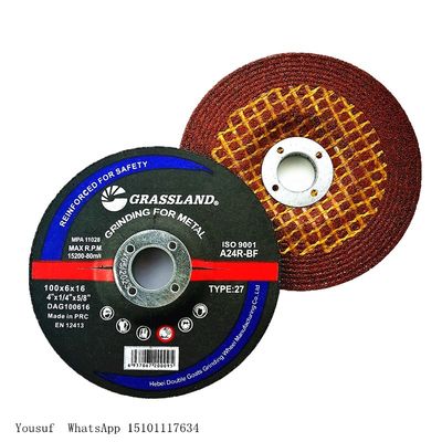 80m/S asphaltieren Stahl 4&quot; 100 x 6 x 16mm das Scheuermittel-Schleifscheibe für Winkel-Schleifer