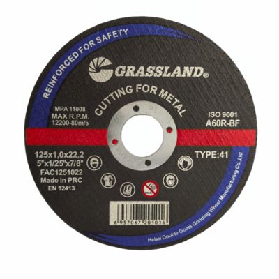 GRASSLAND Metall-Trennscheiben 125mm X 1mm X 22,2mm für präzises, vibrationsfreies Schneiden